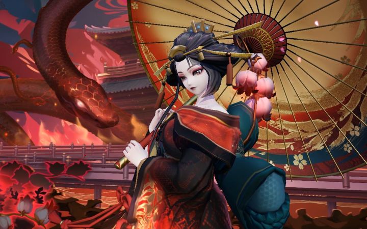 【皮肤展示】清姬全新典藏皮肤「聆钟靡夜」截图