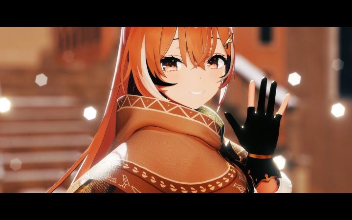 【VtuberMMD】染上你的颜色【七诗无名】【搬运】截图