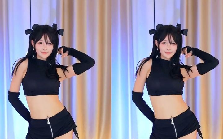【鱼子酱】《FANCY》常服套装 直播跳舞录屏截图