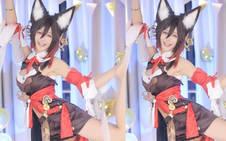 【鱼子酱】《牛马Disco》停云限定 直播跳舞录屏截图