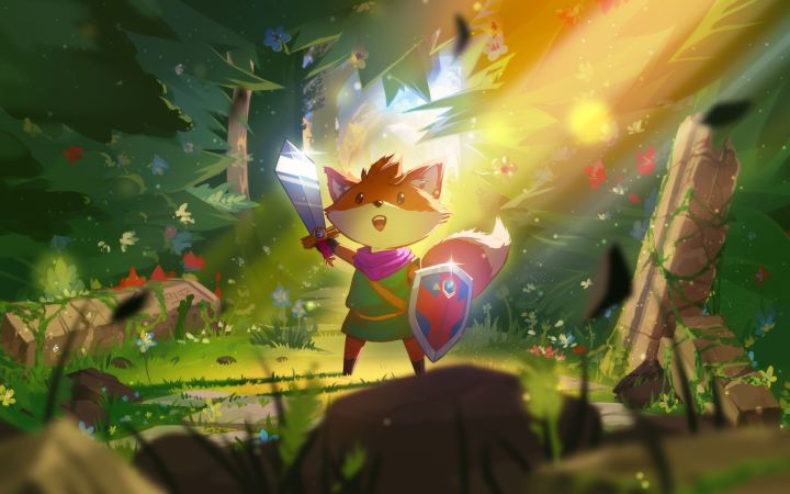 小狐狸冒险游戏《Tunic》 23分47秒速通截图