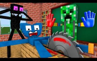 怪物学院1736集丨Poppy playtime 2 Challenge All Episode丨我的世界动画