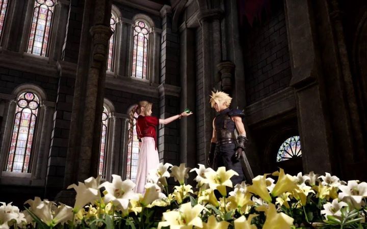 【FF7R】经典片段-重逢之花截图