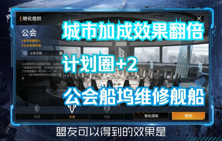 同盟改造中-公会天赋-截图