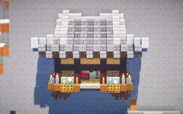 修炼到元婴才能住的,悬崖小屋!苦力怕算什么??截图