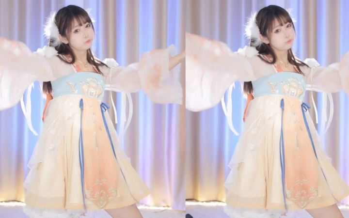 【鱼子酱】《Hmph!》国风汉服套装 直播跳舞录屏截图