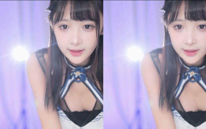 【鱼子酱】《11》甘雨旗袍不带假毛套装 直播跳舞录屏截图