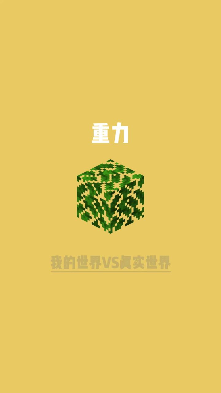 我的世界vs真实世界——重力截图