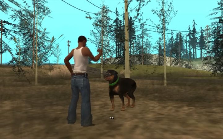 【油管转载】如何在GTA:SA里找到富兰克林和他的狗(秘密地点mod)截图