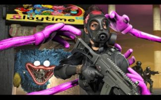 【搬运YouTube】Poppy playtime 大战人类震撼同人动画丨第一章huggy wuggy