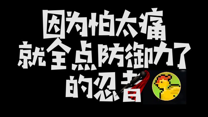 传说之旅,因为怕太痛就全点防御了的忍者截图
