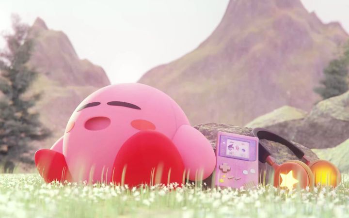 【4K】卡比的睡觉动画【可爱·3D动画·Blender·搬运】by Jawlex截图