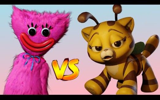【搬运YouTube】Poppy playtime 第二章 猫蜜蜂vs Kissy丨谁会赢截图
