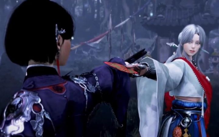 黑色沙漠 姐妹花职业 魅狐&羽士 最新3D动画宣传片截图