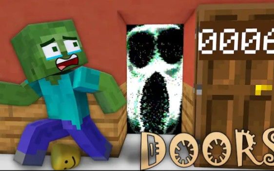 怪物学院第1776集丨roblox Doors Challenge丨The Scariest Monster丨我的世界动画截图