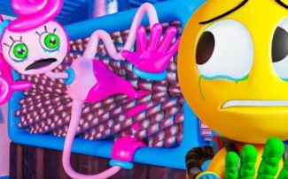 【搬运YouTube】长腿妈咪Death，主角小黄黄关掉拉杆就救了长腿妈咪，Poppy playtime 2第二章和Poppy playtime 3第三章动画