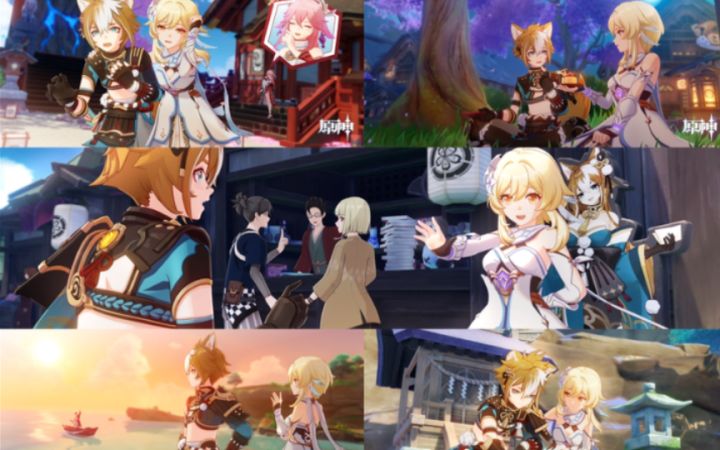 【原神】五郎邀约全结局CG,一次性看个够~截图