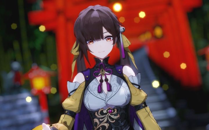 【崩铁MMD】Hiasobi【李素裳】【搬运】截图