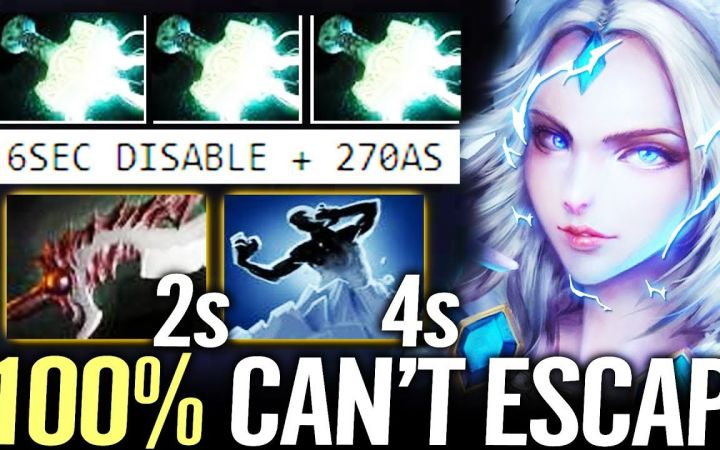 深渊之刃冰女?+270AS,6秒无法攻击+大电锤提高伤害【DOTA2】截图