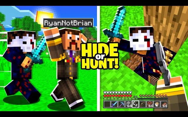 [双语字幕]我的世界-Ryan Hide or Hunt——屠戮小岛的12人捉迷藏截图