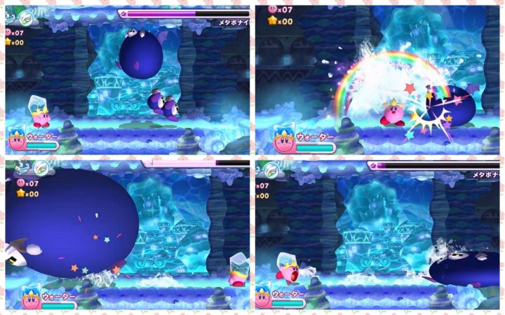 【改造卡比】与美食节化的魅塔骑士对战!【星之卡比 Wii·NS·清水卡比·卡比的美食节·任天堂·BOSS·小视频·搬运·ぽっぷん】截图