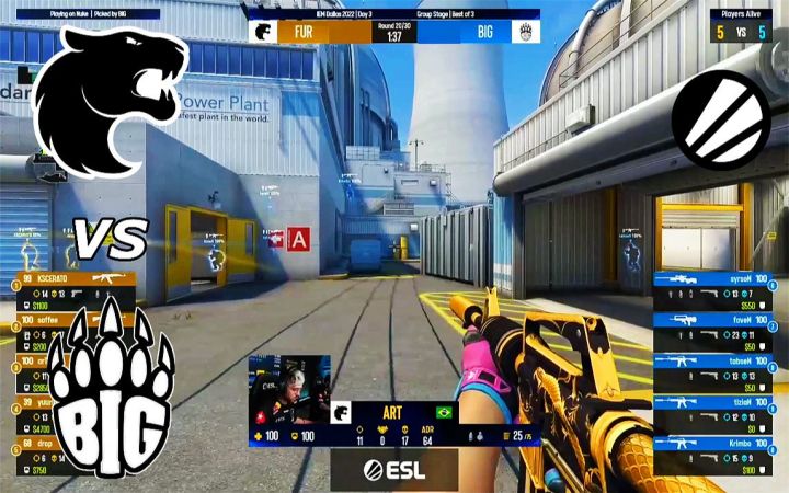 【IEM达拉斯2022】FURIA vs BIG - B组胜者决赛 BO3高光集锦 l CSGO截图