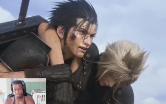 黑人小哥欣赏《最终幻想7重制版2章 重生Rebirth》预告的反应