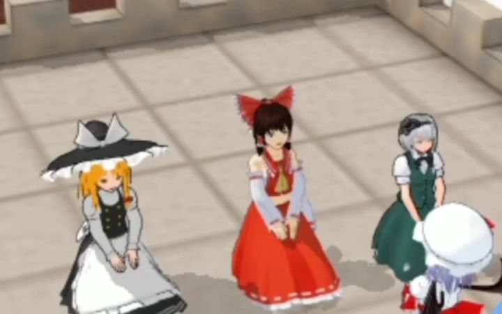 【东方MMD中文内嵌】换了角色的话截图