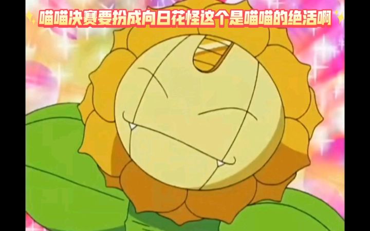 精灵宝可梦 喵喵决赛要扮成向日花怪这个是喵喵的绝活啊截图