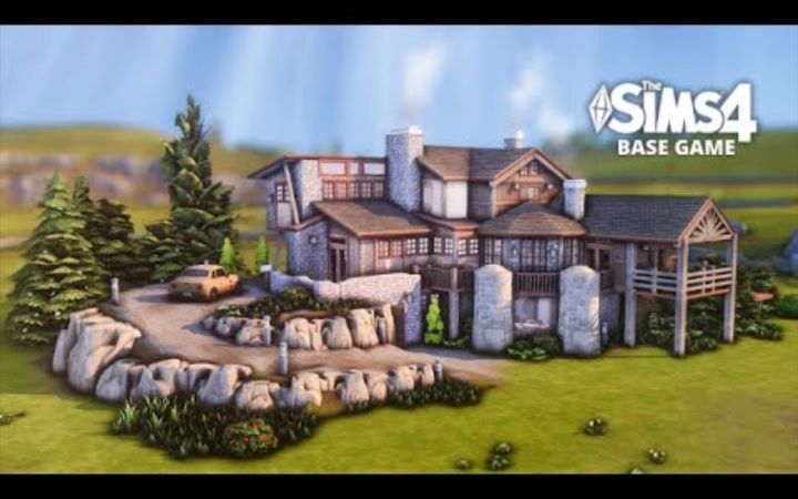 【模拟人生4速建|搬运|附链接|50×50|nocc】Mountain Gem House | BASE GAME截图