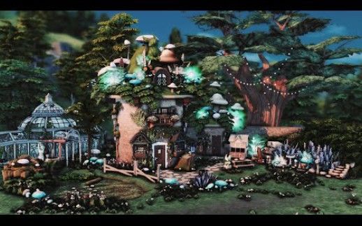 【模拟人生4速建|搬运|附链接|30×20|nocc】Tiny Mushroom House截图