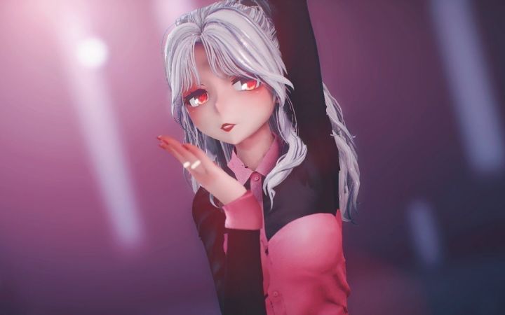 【MMD】T-ARA - TIKI TAKA【弱音ハク】【搬运】截图