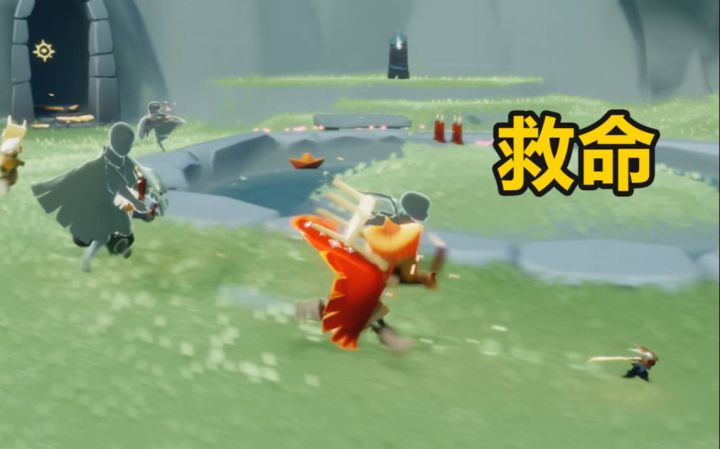【SKY光遇】蚂蚁早期驯服光之子珍贵录像截图