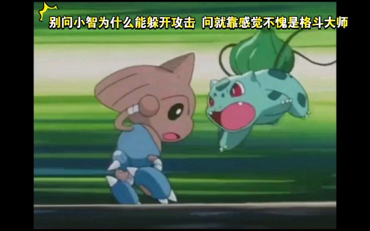 精灵宝可梦 别问小智为什么能躲开攻击 问就靠感觉不愧是格斗大师截图
