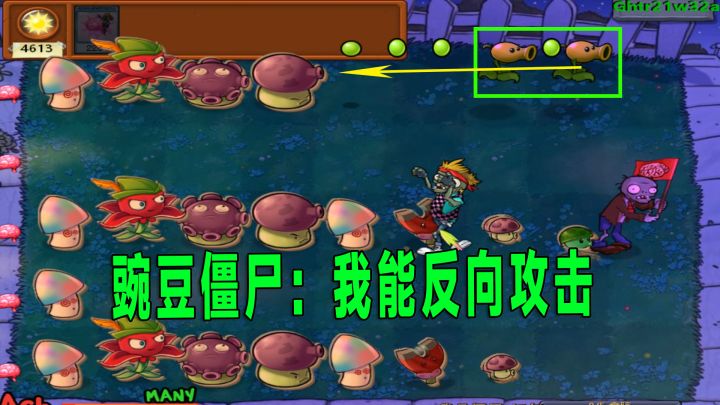 植物大战僵尸：蘑菇家族VS随机僵尸，僵尸成功扳回一局截图