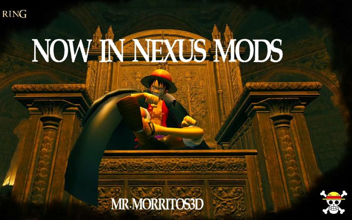 大量《海贼王》角色乱入！《艾尔登法环》海贼王MOD演示截图