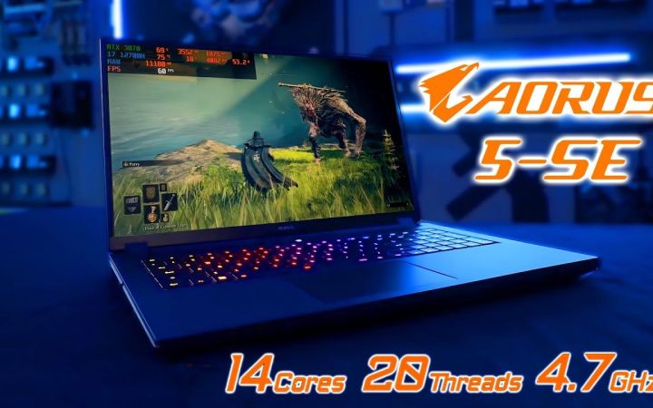 【笔记本开箱】AORUS 5 SE 游戏本开箱截图