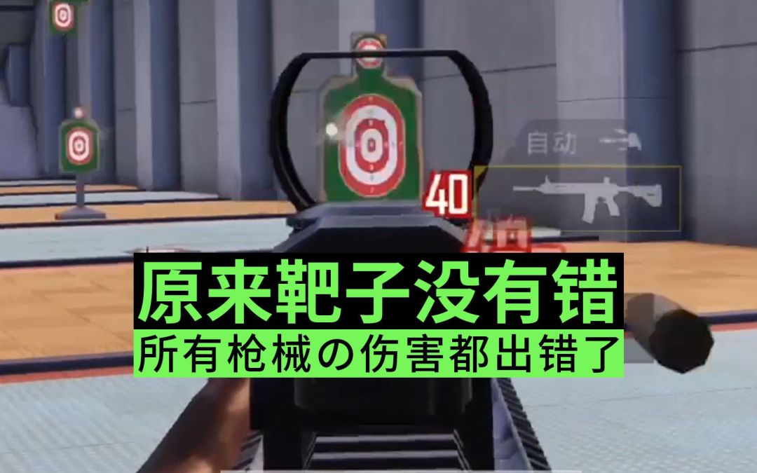 所有枪械の伤害都出错了！截图