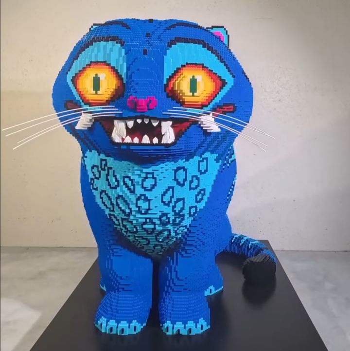 Netflix与乐高合作推出《猎魔女团》巨型老虎积木截图