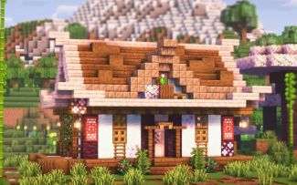 【Minecraft】樱花木精致小屋