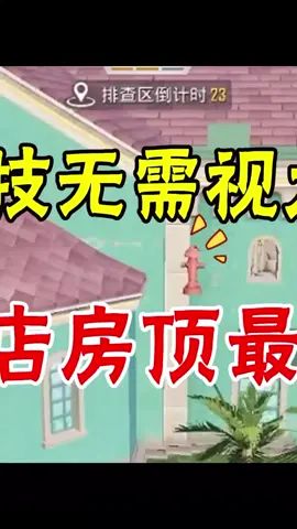 电子竞技无需视力，商店房顶最强点位（2）#和平精英 #和平精英体验服 #和平精英躲猫猫截图