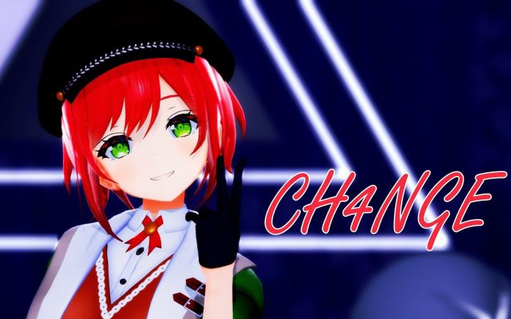 【青铜高中MMD】CH4NGE【石狩あかり】【搬运】截图
