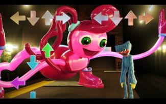 【搬运YouTube】长腿妈咪 Vs huggy(Playtime)[Poppy playtime x FNF]