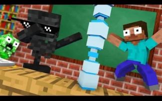 MC怪物学院动画丨Bottle Flip Challenge丨我的世界动画