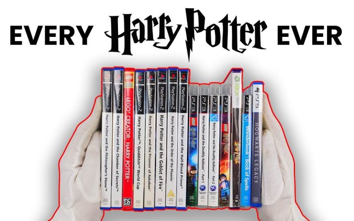 【4K】《哈利波特》系列游戏全世代实体版开箱(2001-2023)截图
