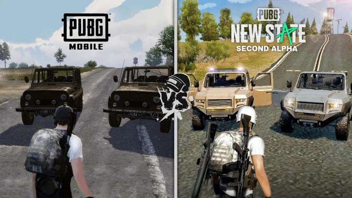 New State 二测 vs 绝地求生手游截图