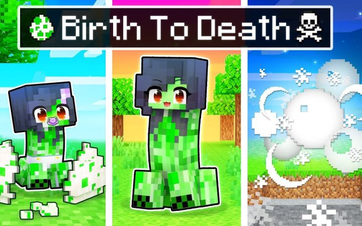 【Aphmau】我的世界|苦力怕的一生The BIRTH to DEATH of a Minecraft Creeper!截图