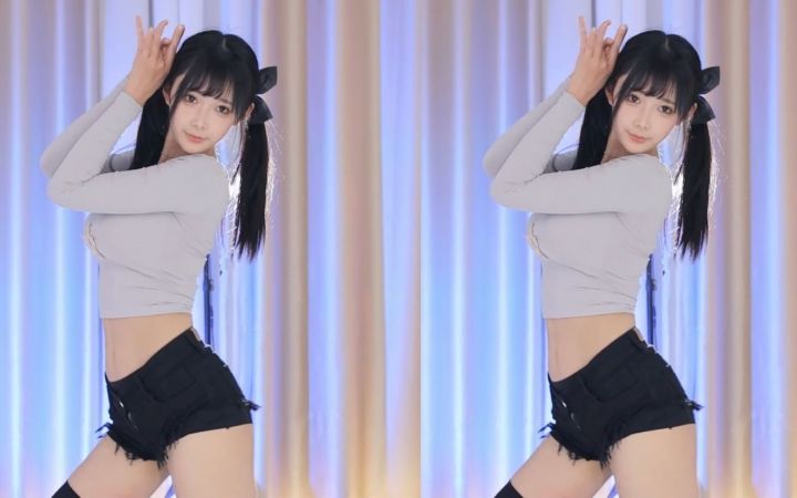 【鱼子酱】《Alone》常服套装 直播跳舞录屏截图