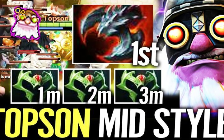 TOPSON中单火枪手，3系带+撒旦=能玩【DOTA2】截图