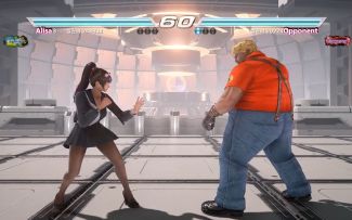 《铁拳7》学生服州光小姐姐VS鲍勃